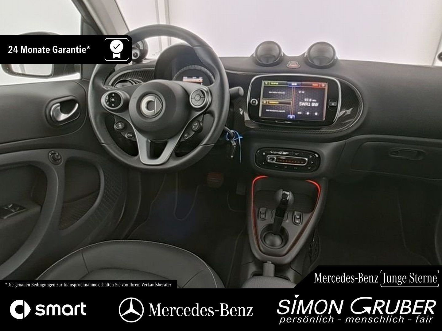 Fahrzeugabbildung Smart smart fortwo EQ Cabrio Excl. Leder Carbon 22KW