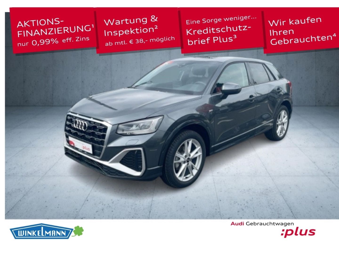 Audi Q2 S line 30 TFSI LED NAVI SONOS SHZ AHK