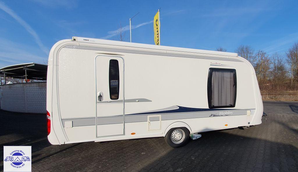 Hobby Excellent 490 SFf Markise, Mover & Fahrradträger