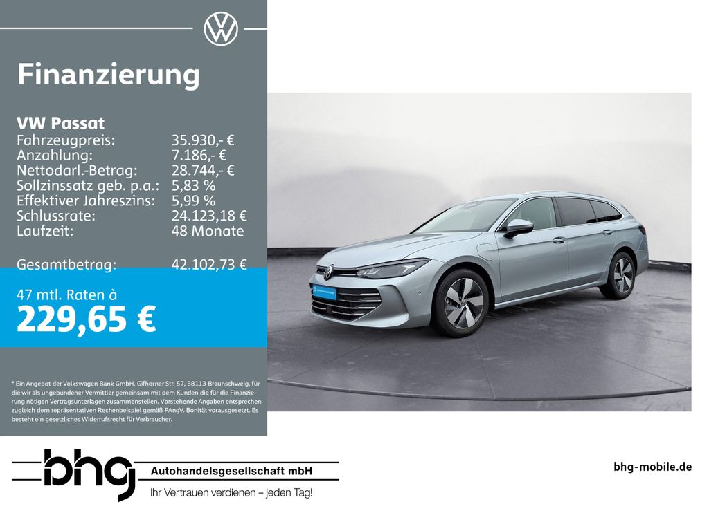 Passat Business 1,5 l eHybrid OPF