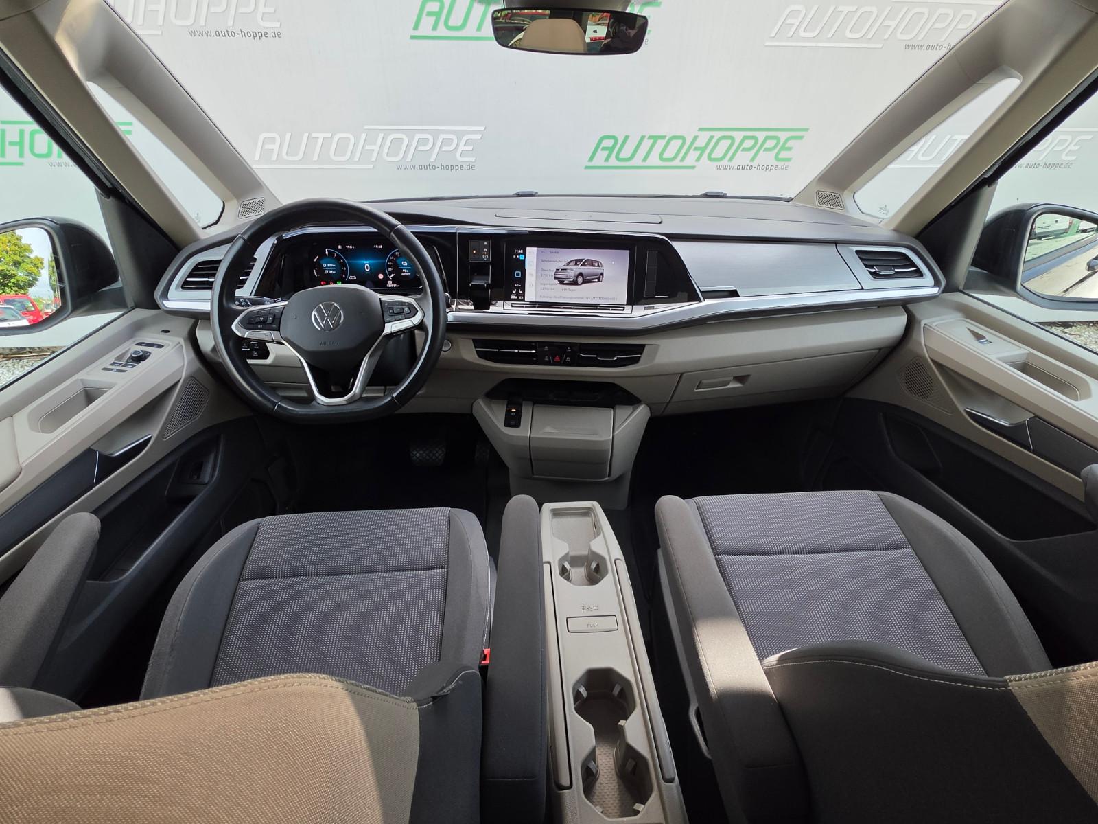 VOLKSWAGEN T7 MULTIVAN LIFE eHYBRID 150ch - 6 PLACES - TOIT PANORAMIQUE - ACC - ATTELAGE PIVOTANT - CHAUFFAGE AUXILIAIRE