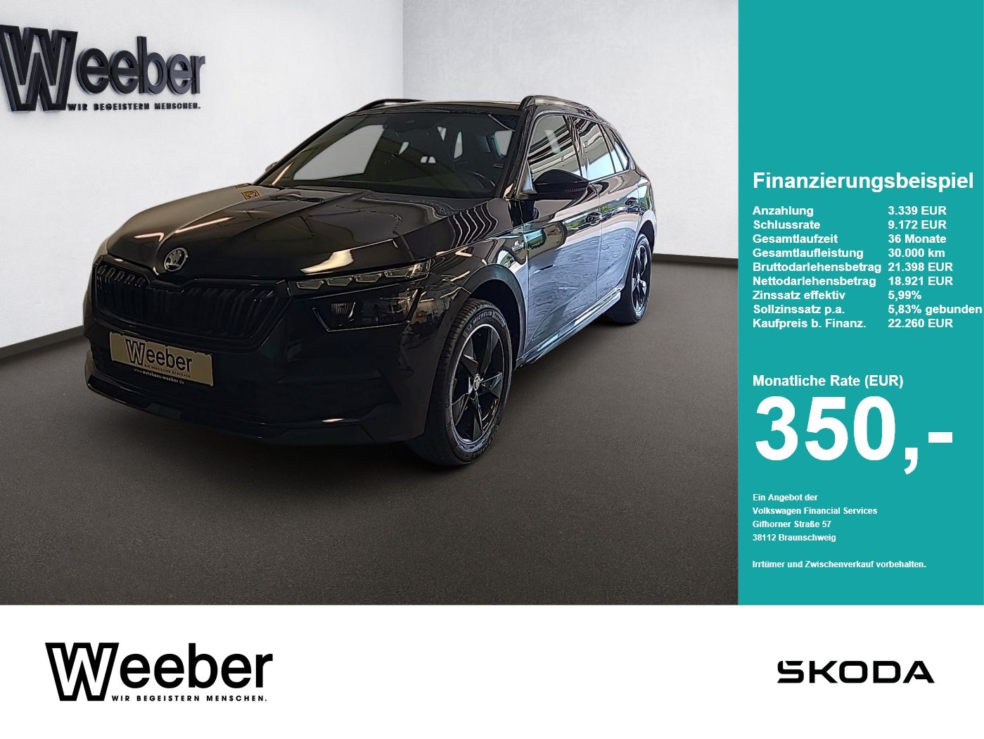 Skoda Kamiq Monte Carlo *AHK*NAVI*LED*PANO*KAMERA*