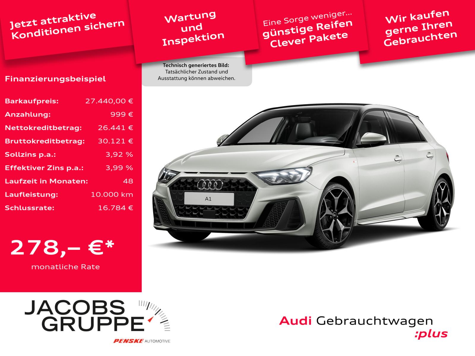 Audi A1 Sportback 25TFSI 2xS line/S-Sitze/ACC/LED/Nav