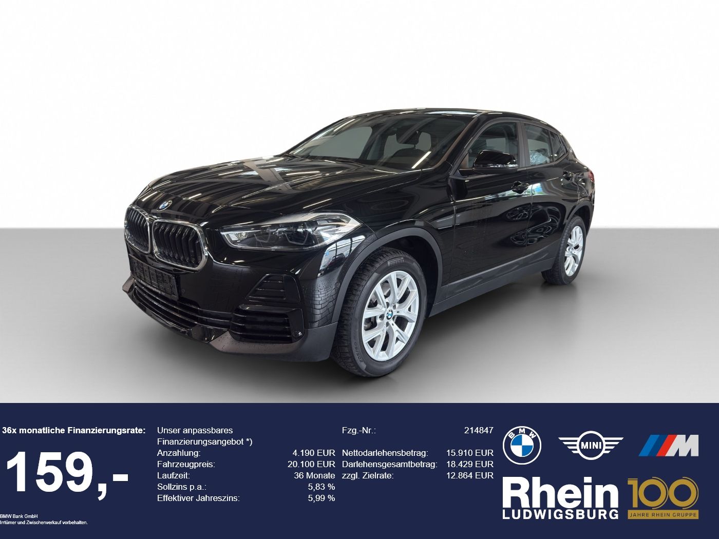 BMW X2 sDrive18i LED Navi ParkAs Klima PDC