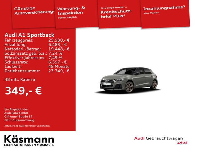 Audi A1 Sportback 35TFSI S line LED NAV PDC ACC