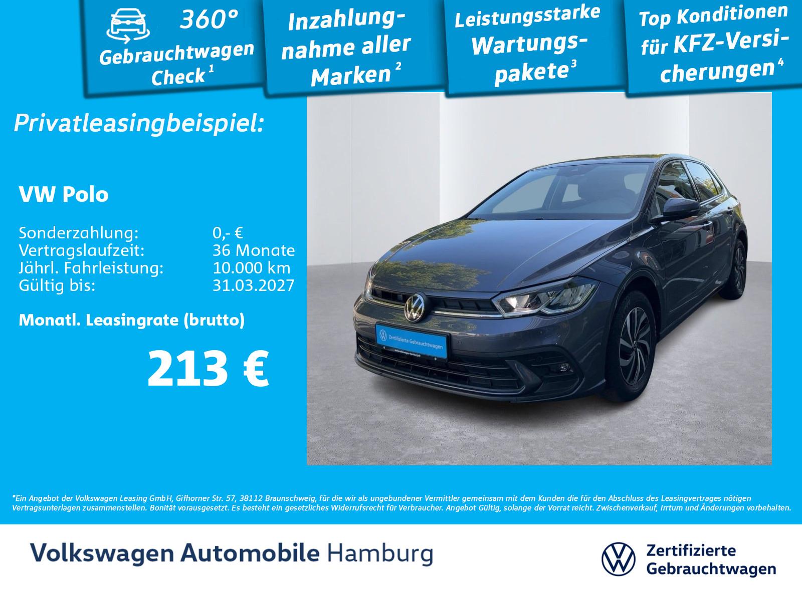 Volkswagen Polo Life 1.0 TSI DSG CarPlay Sitzheizung PDC