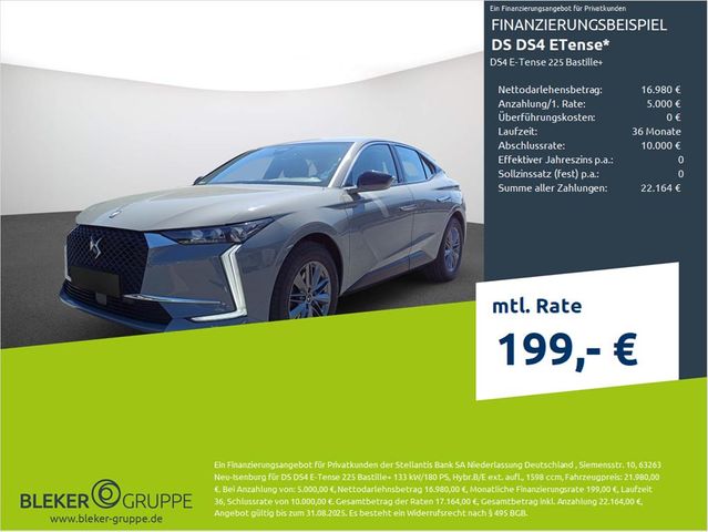 DS Automobiles DS4 ETense DS4 E-Tense 225 Bastille+