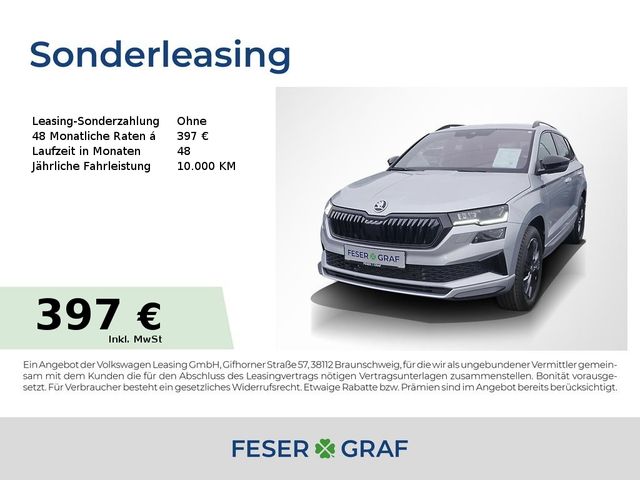 Skoda Karoq Sportline 2,0 TDI DSG 4x4 NAVI,LED,SHZ,AHK