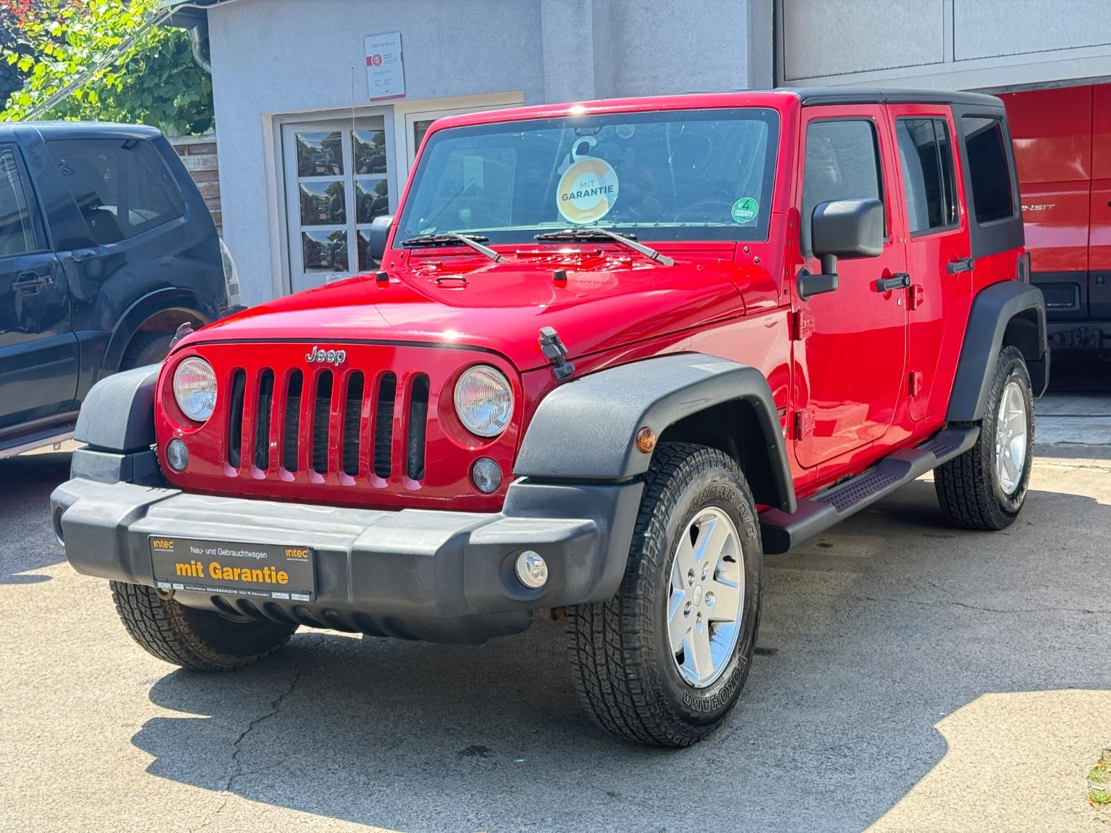JEEP WRANGLER UNLIMITED / CABRIOLET SPORT 200 ch 4X4 BVA - VOLANT EN CUIR - ORDINATEUR DE BORD EVIC - JANTES ALLIAGE