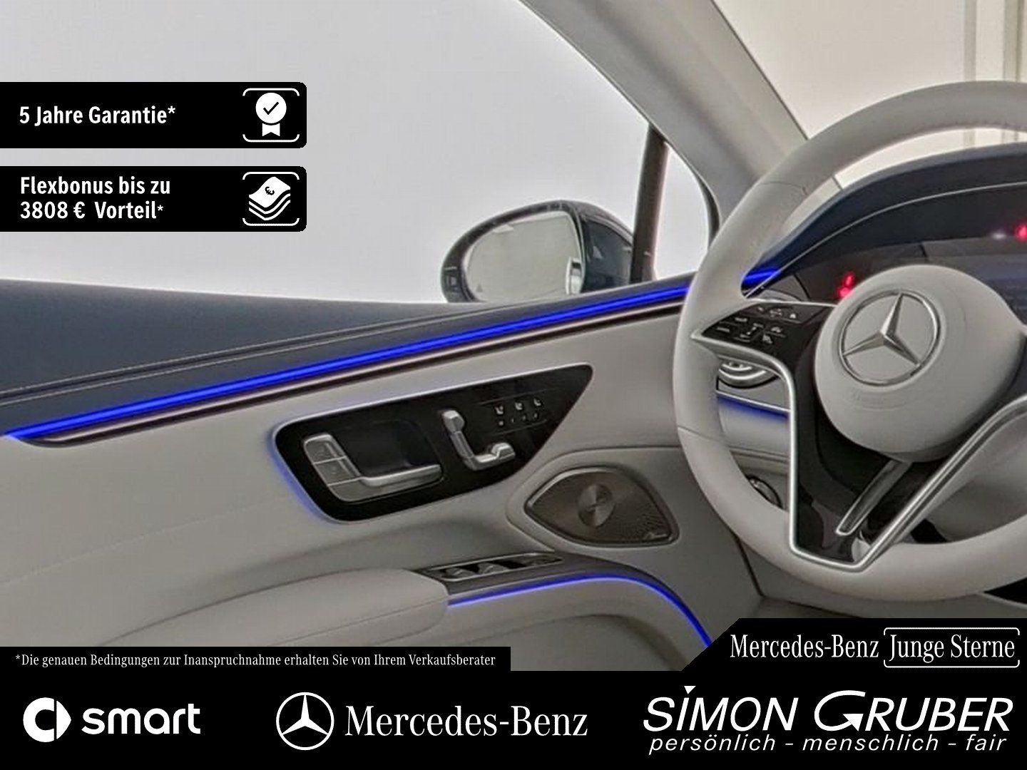 Fahrzeugabbildung Mercedes-Benz EQS 580 4M Exklusiv 4*Massage Sitzklima Mod 2026