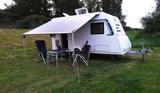 Caravelair Alba 400 mit TV und Zeltmarkise - Caravelair 400