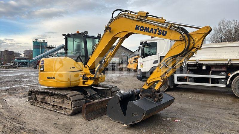 Komatsu PC80MR-5E0 Midi Bagger 7t - 12t mit 3 Baggerlöff