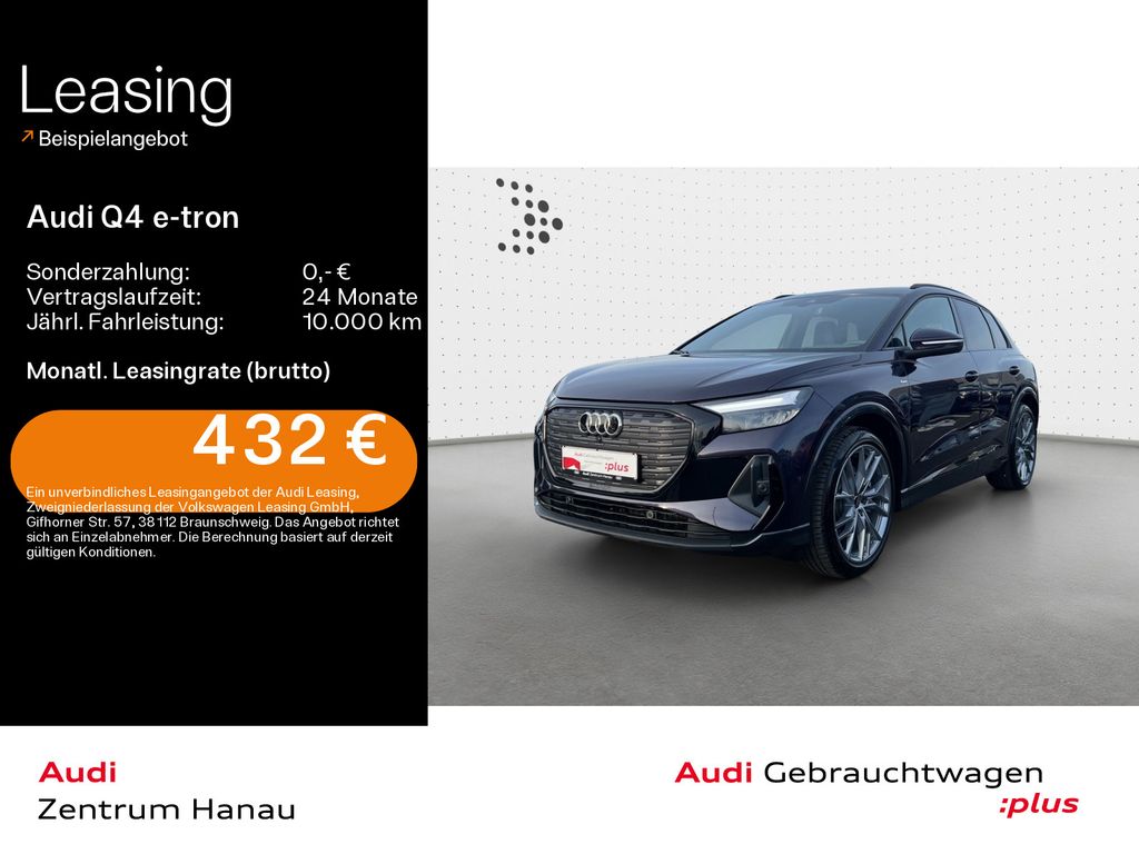 Q4 e-tron 45 S-LINE*PANO*KAMERA*21ZOLL*HUD*NAVI-