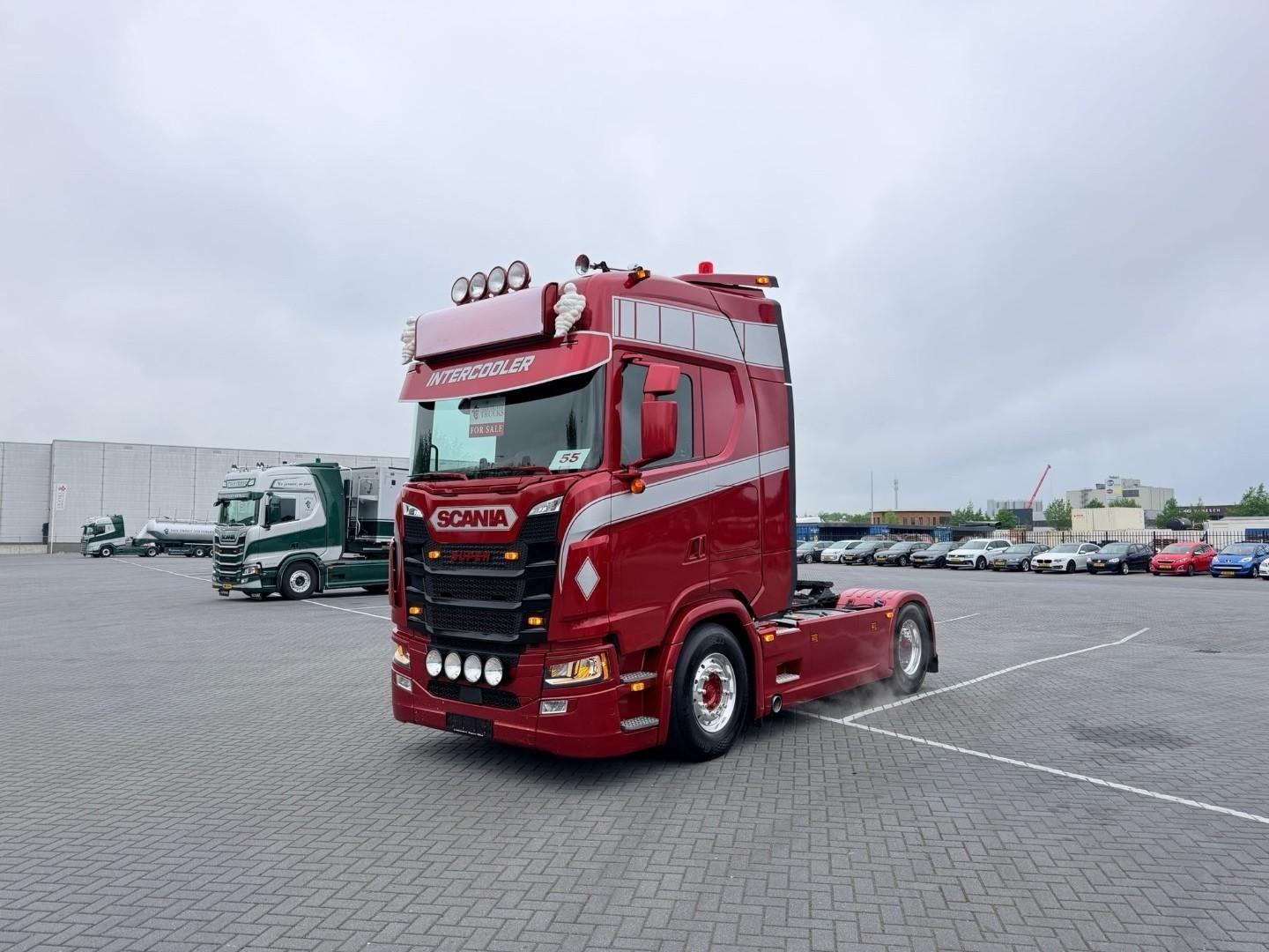 Scania S450 full air, retarder, 6 balgs, stand airco