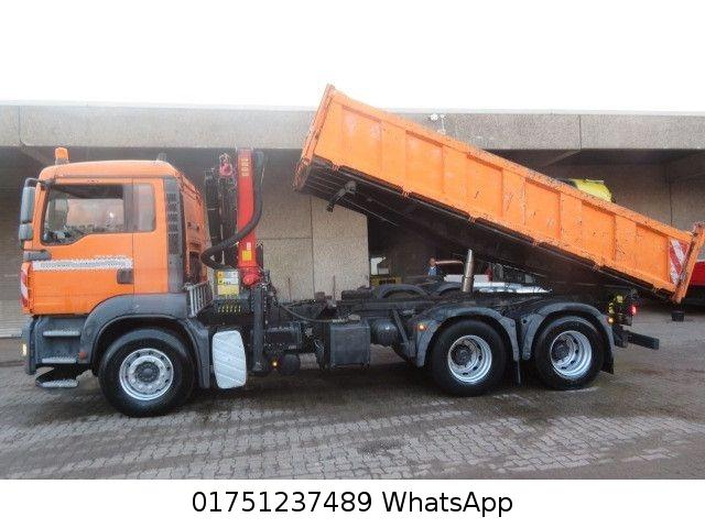 MAN TGA 26.480 6x4 Meiller Kipper, Kran PK12001 EH