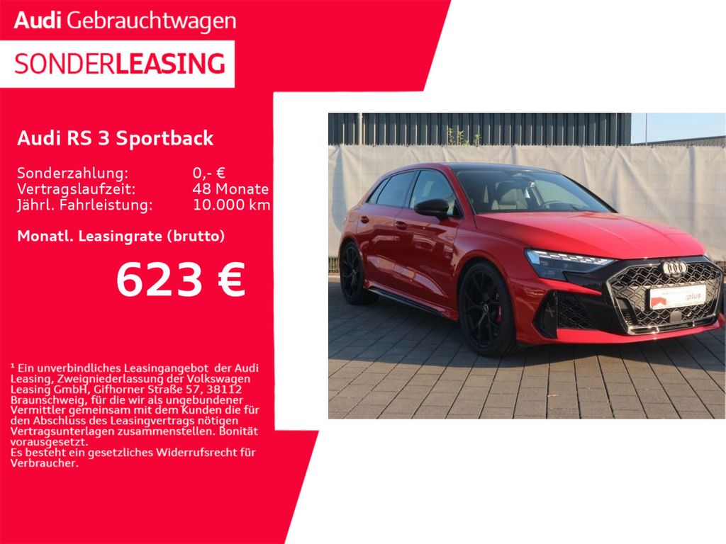 Audi RS 3 Sportback RS-SPORTAGA*280KM/H*PANO*HUD*ACC