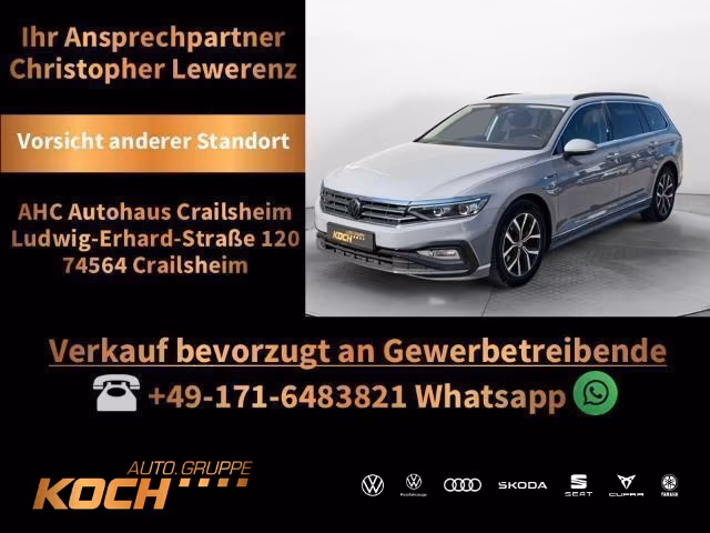 Volkswagen Passat Variant 2.0 TDI Business R line DSG AHK N