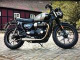 Triumph street cup, Umbau zur scrambler, naked bike - TRIUMPH BIKE