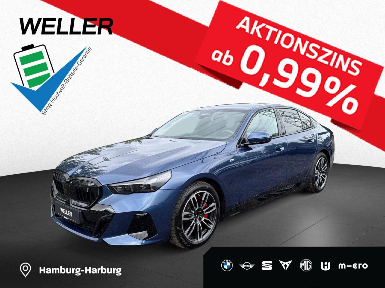 BMW i5 40 M SPORT PRO AHK,360°,B&W,Leas.o.Anz.498,-