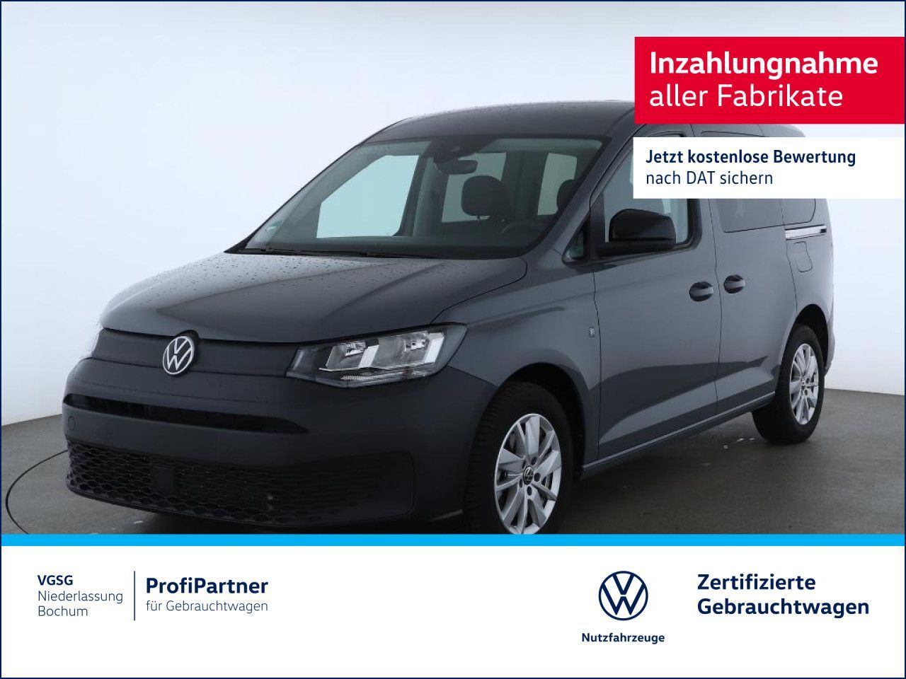 Volkswagen Caddy AHK Kamera Navi GJR Digi.Cockpit Sitzhzg.