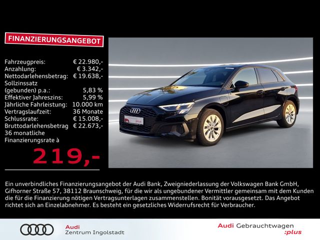 Audi A3 Sportback 40 TFSI e S tronic LED 2xPDC Keyles