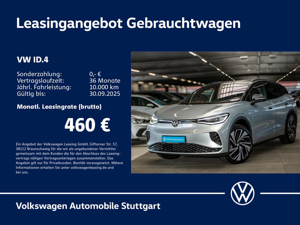 Volkswagen ID.4 GTX Navi AHK Kamera Standheizung P-Dach