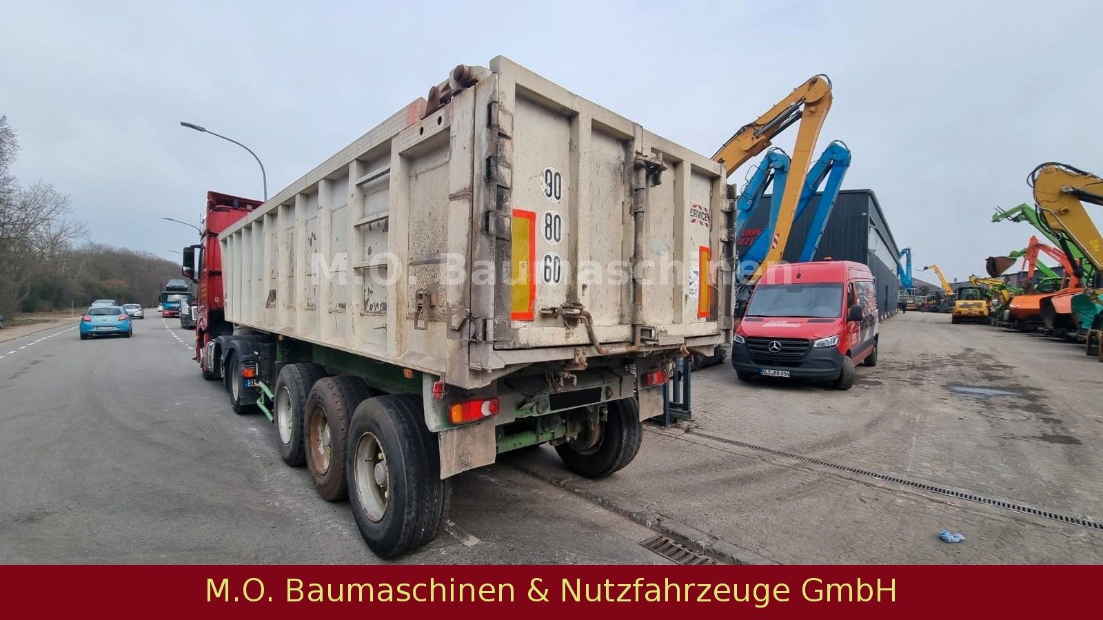 Fahrzeugabbildung Benalu TF 34 C / 3 Achser/ Kipper/Blattfederung /Alu /