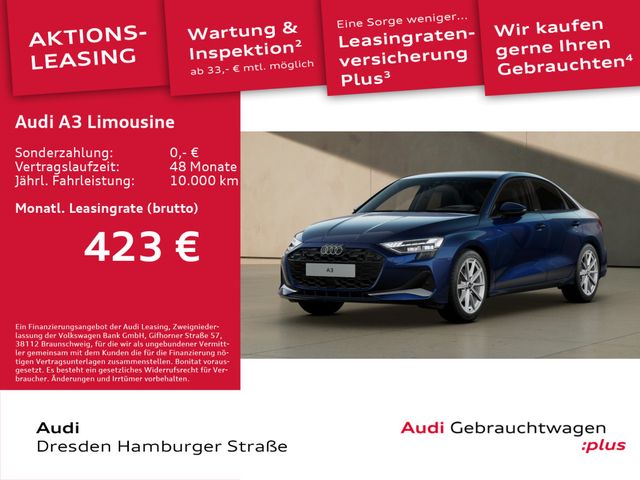 Audi A3 Limousine 35 TFSI advanced LED Navi AHZV