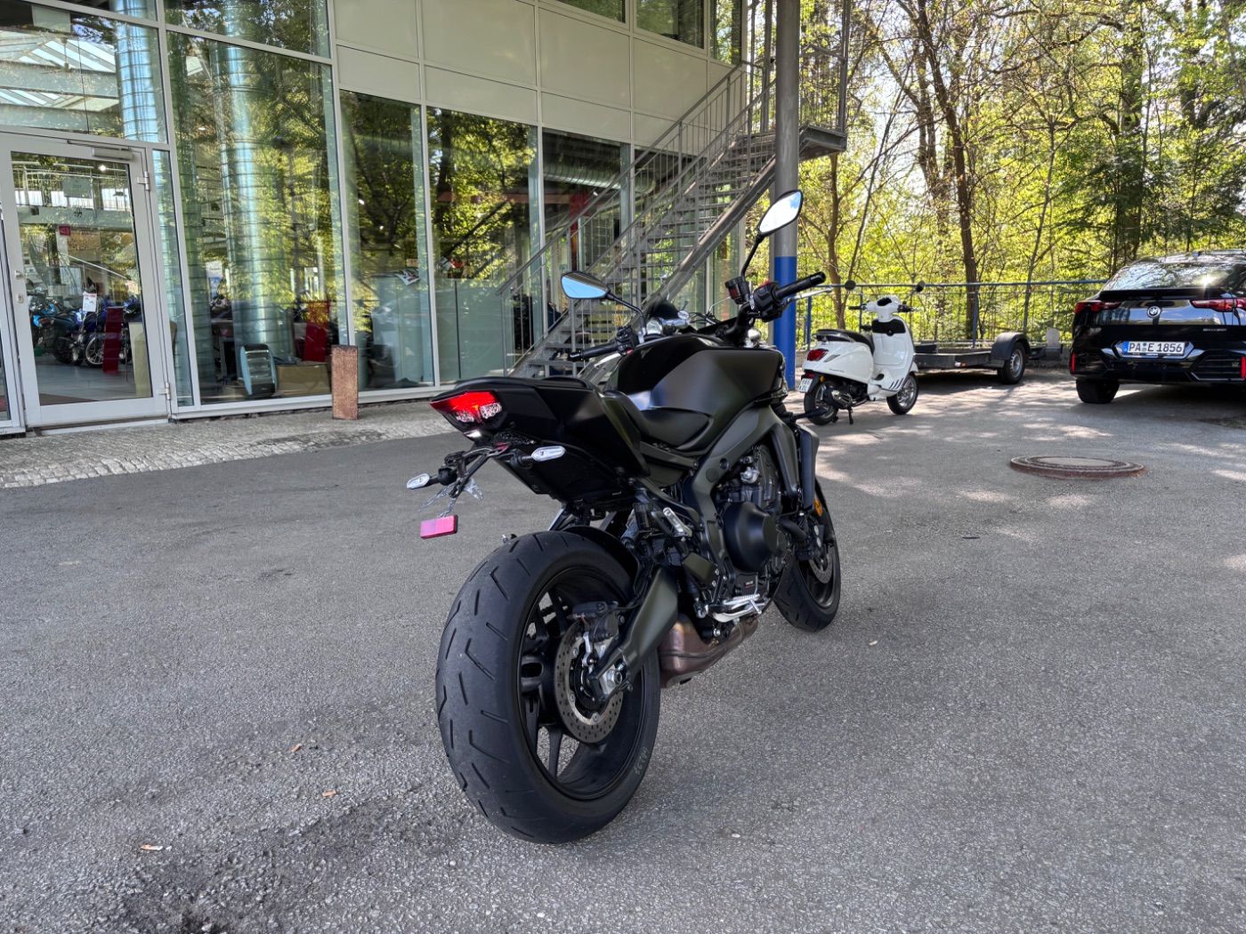 Fahrzeugabbildung Yamaha MT 09 Kurzen Kennzeichenhalter