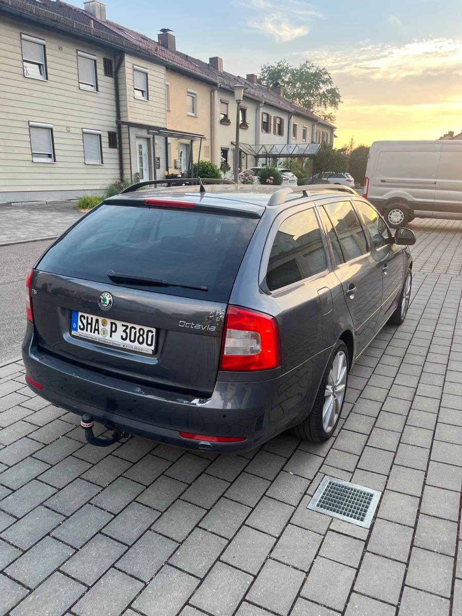 Skoda Octavia 2011 — rear view