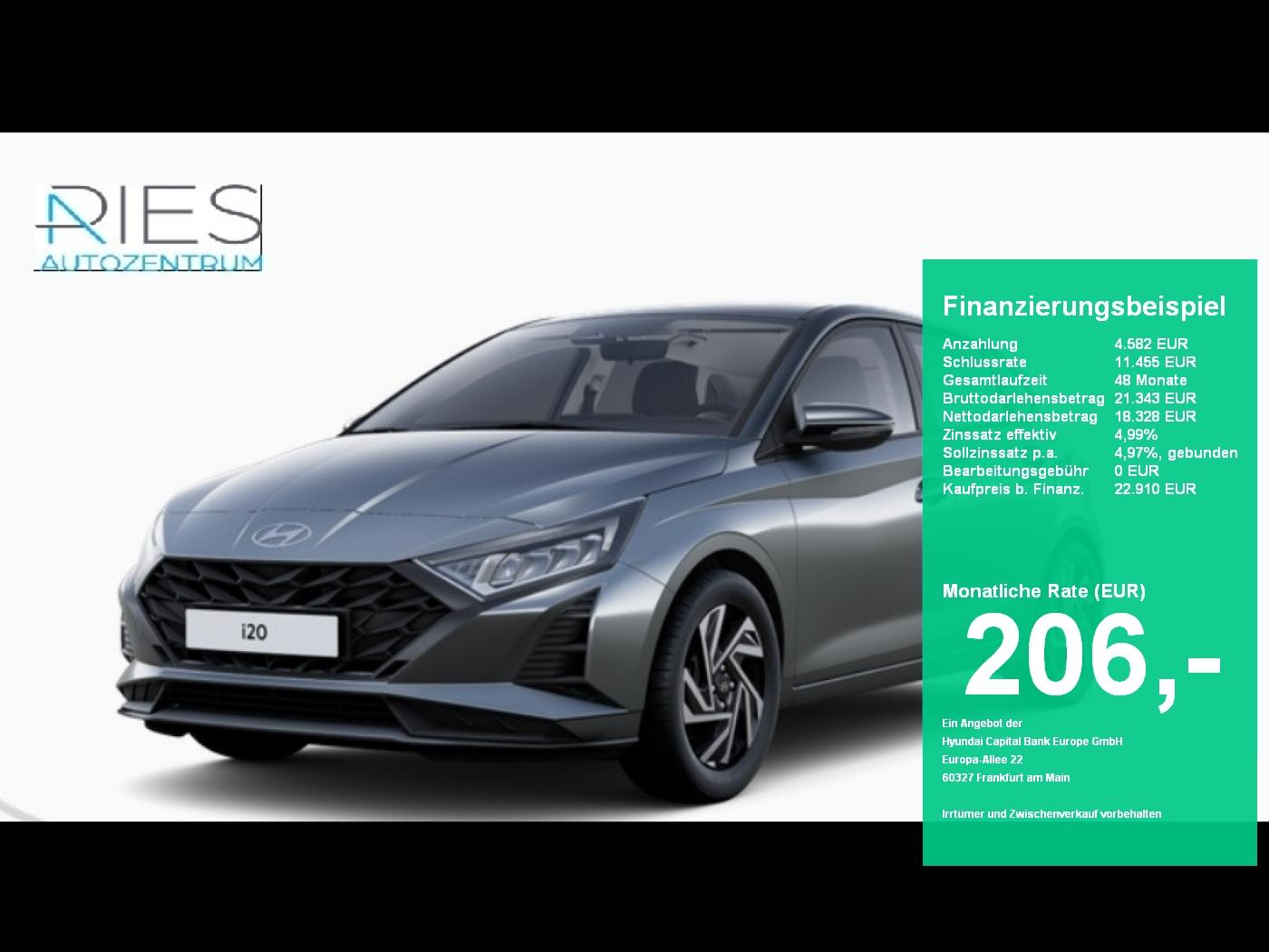 Hyundai i20 FL 1.0 T-GDI Trend Navi*SHZ*Kam.*PDC*AUT*FLA
