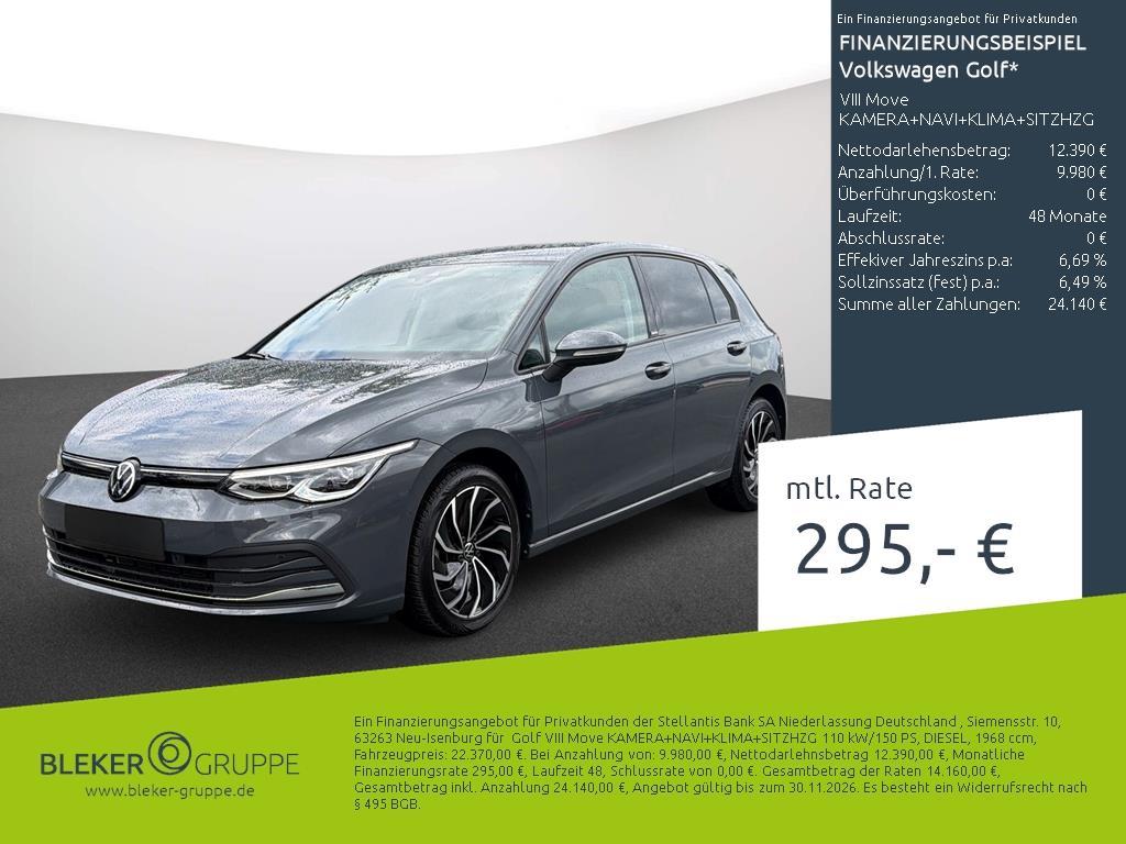 Volkswagen Golf VIII Move KAMERA+NAVI+KLIMA+SITZHZG