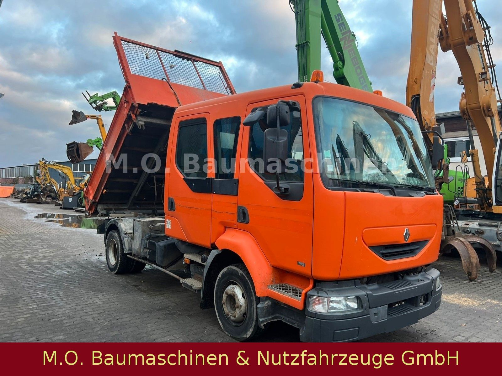 Fahrzeugabbildung Renault Midlum 180-12 / Doka / 3-seiten Kipper /