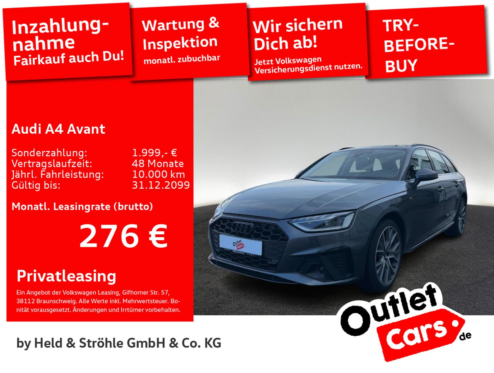 Audi A4 Avant S line competition black 40 TDI Stronic