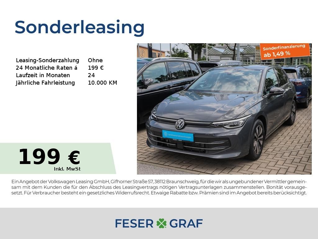 Golf 8 2.0 TDI Goal DSG ACC AHK LED+ Navi RüKa