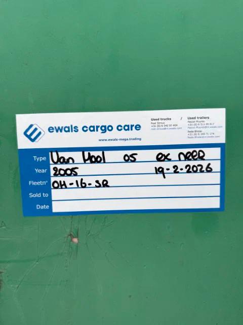 Vanhool 3B2003 2x van Hool mega trailer with lift axle a