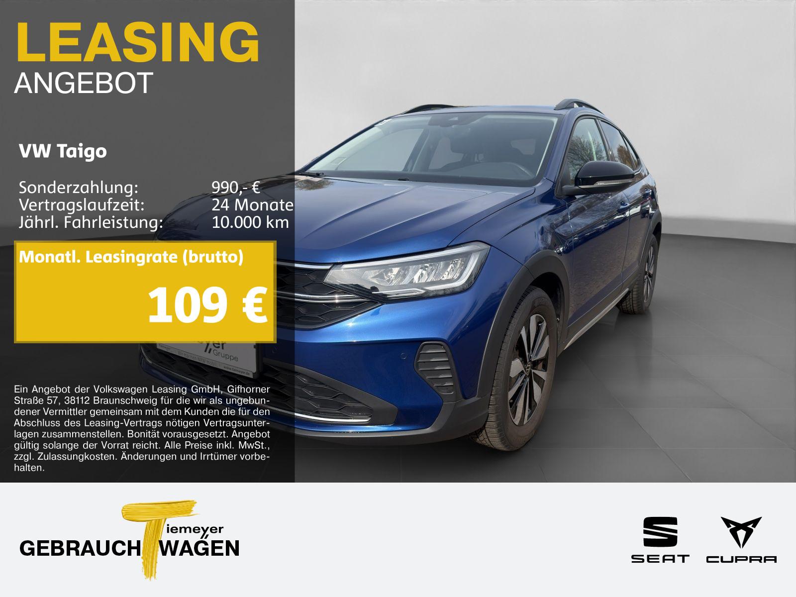 Volkswagen Taigo 1.0 TSI GOAL LED ACC NAVI APP-CON ASSIST