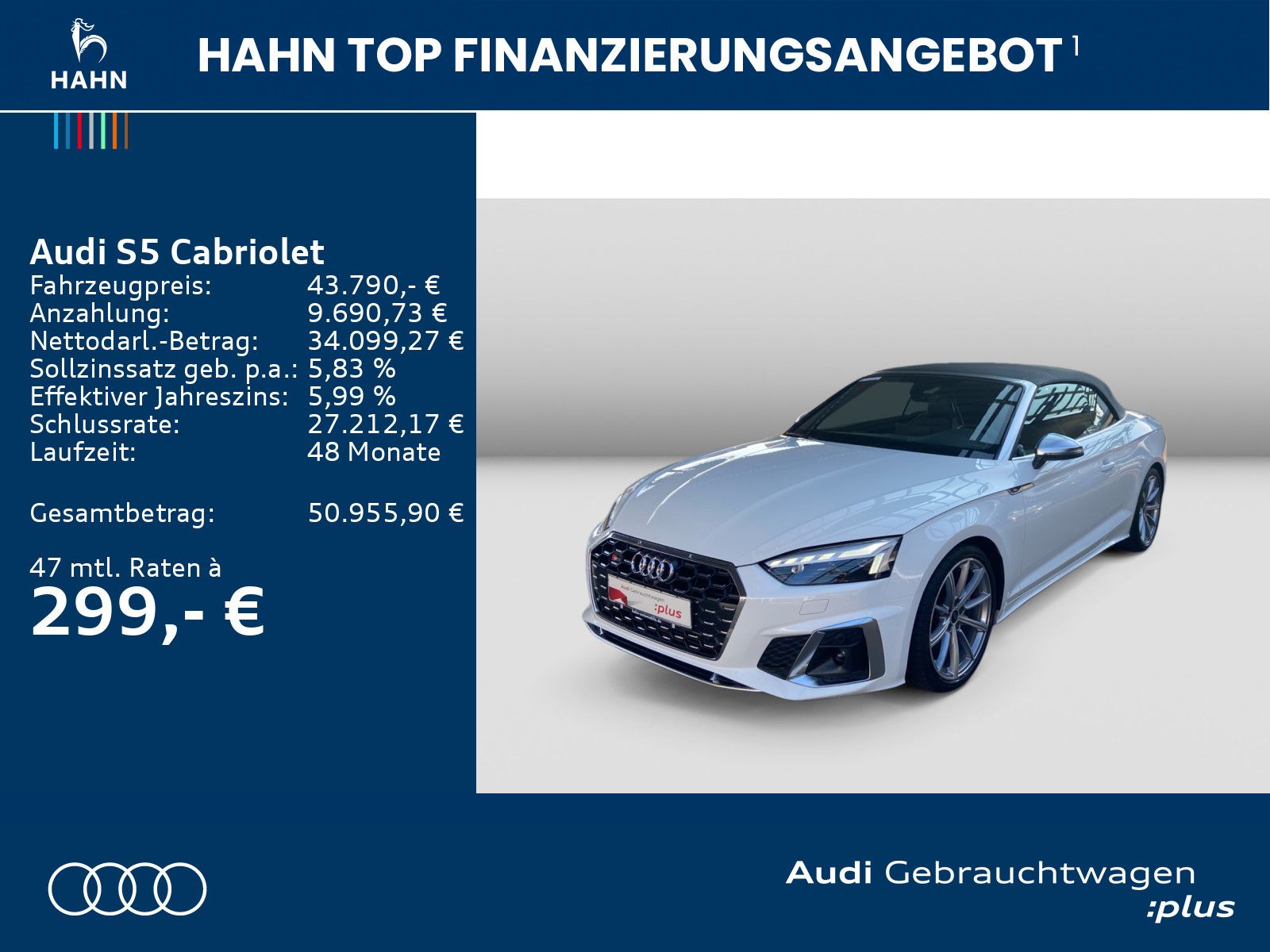 Audi S5 Cabriolet TFSI quattro tip-trc Matrix Virtual foto 2