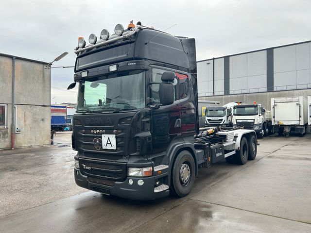 Scania R 480,HYVA LIFT- Anrollkipper,EURO 5, HU 12/2024