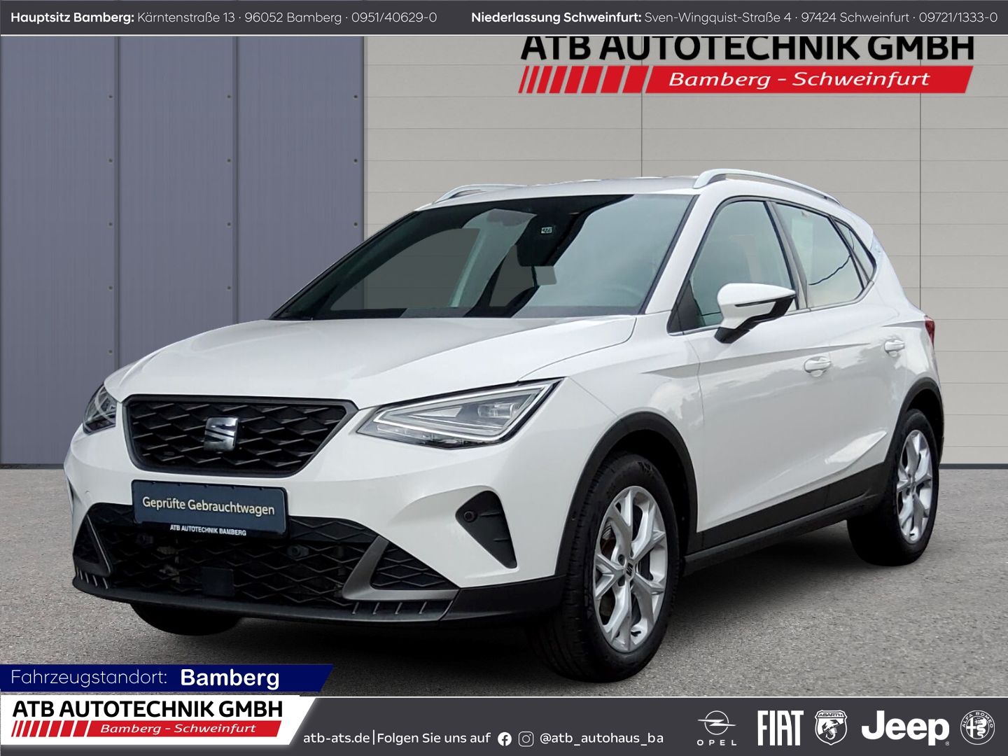 Fahrzeugabbildung SEAT Arona FR, Sportsitze, Einparkhilfe,Navi, Shz, Ka