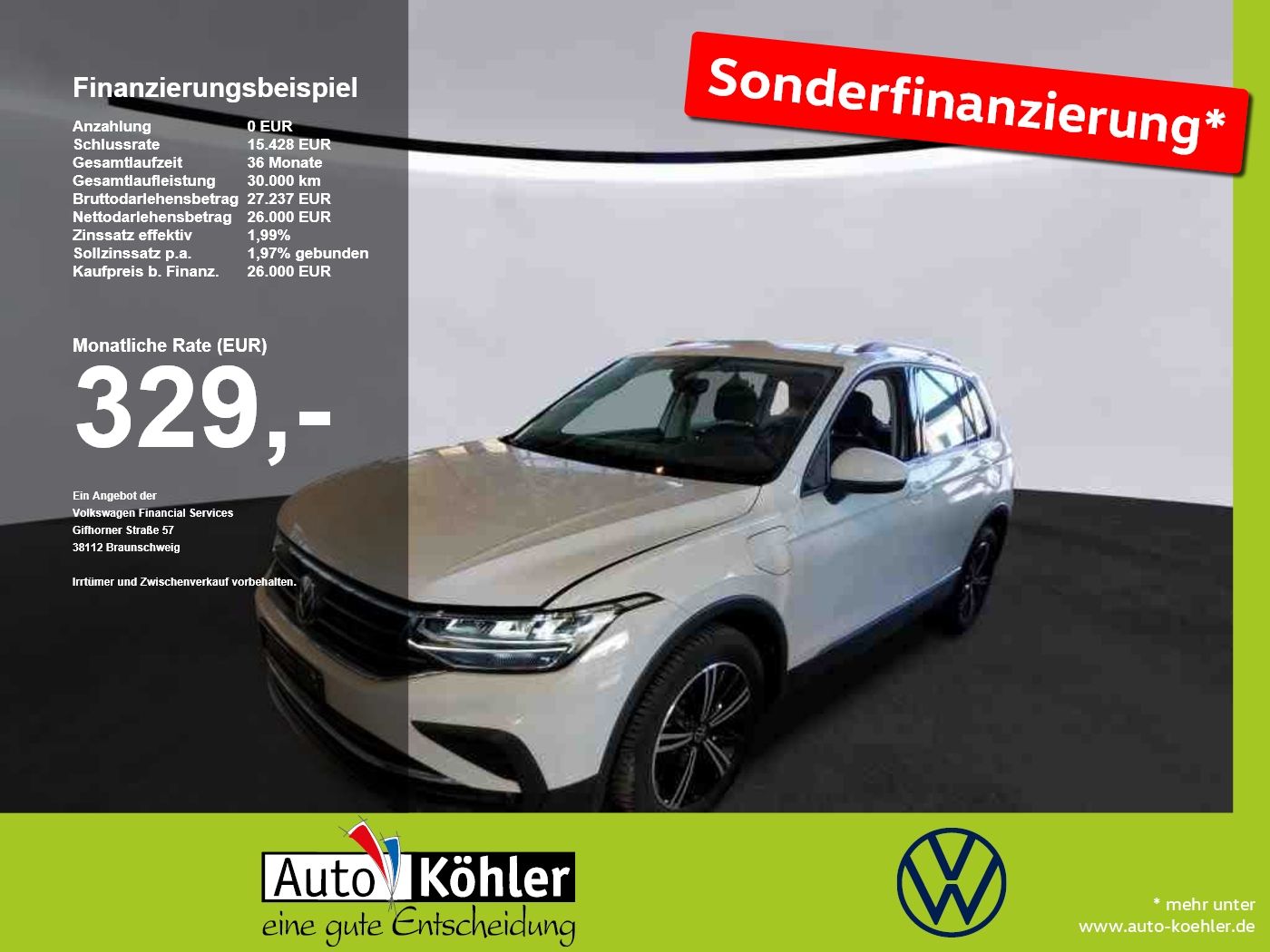 Volkswagen Tiguan Life eHybrid DSG Kamera/ACC/Akustikglas