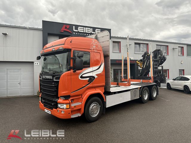 Scania R 580LB6x4HNB*Kurzholz*Kesla Kran*EXTE Rungen*