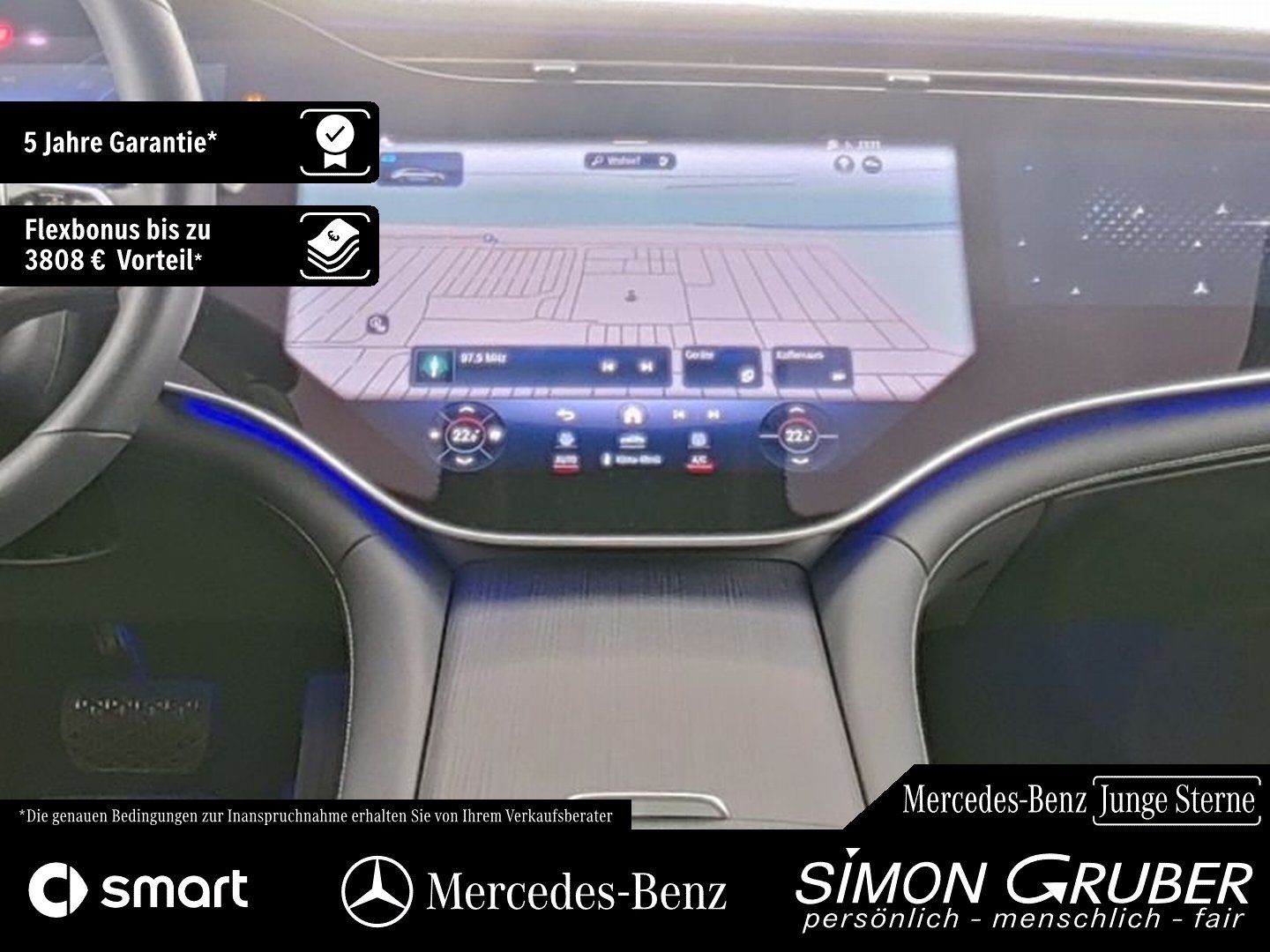 Fahrzeugabbildung Mercedes-Benz EQS 450+ Hyperscreen Sitzklima Mod 2025 118Kwh