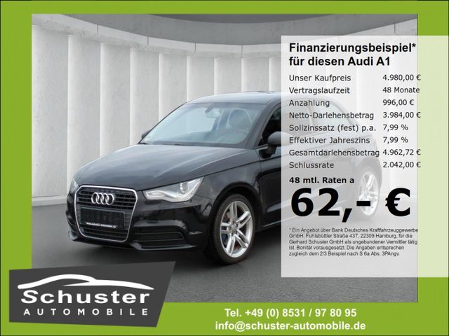 Audi A1 Attraction 1.4TFSI*Bi-Xenon SHZ PDC Klima 17*