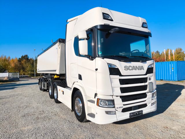 Scania R450 6x4+Schmitz Cargobull SCB*S2 Kippmulde 30m³