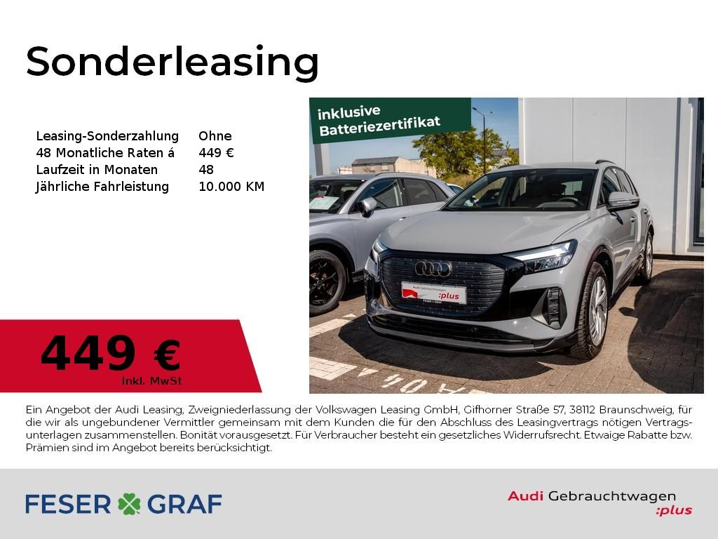 Audi Q4 45 e-tron adv. LED/Navi+/PDC+/CarPlay