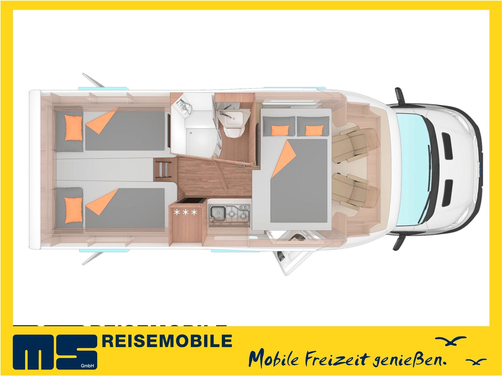 Weinsberg CARASUITE 650 MEG /155PS /EINZELBETTEN & HUBBETT