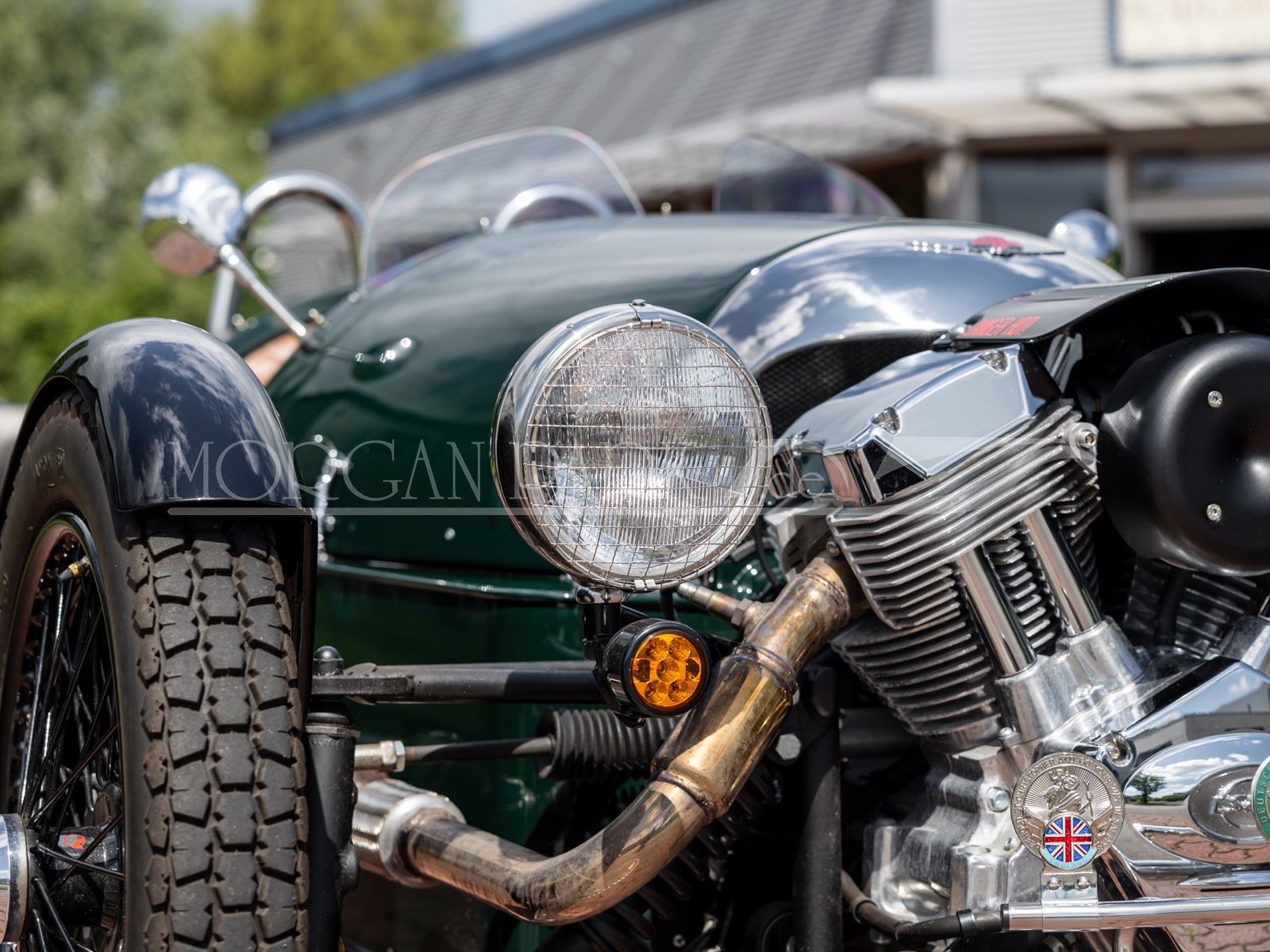 Fahrzeugabbildung Morgan 3 Wheeler *Sport Green / Honey / 110 Years*