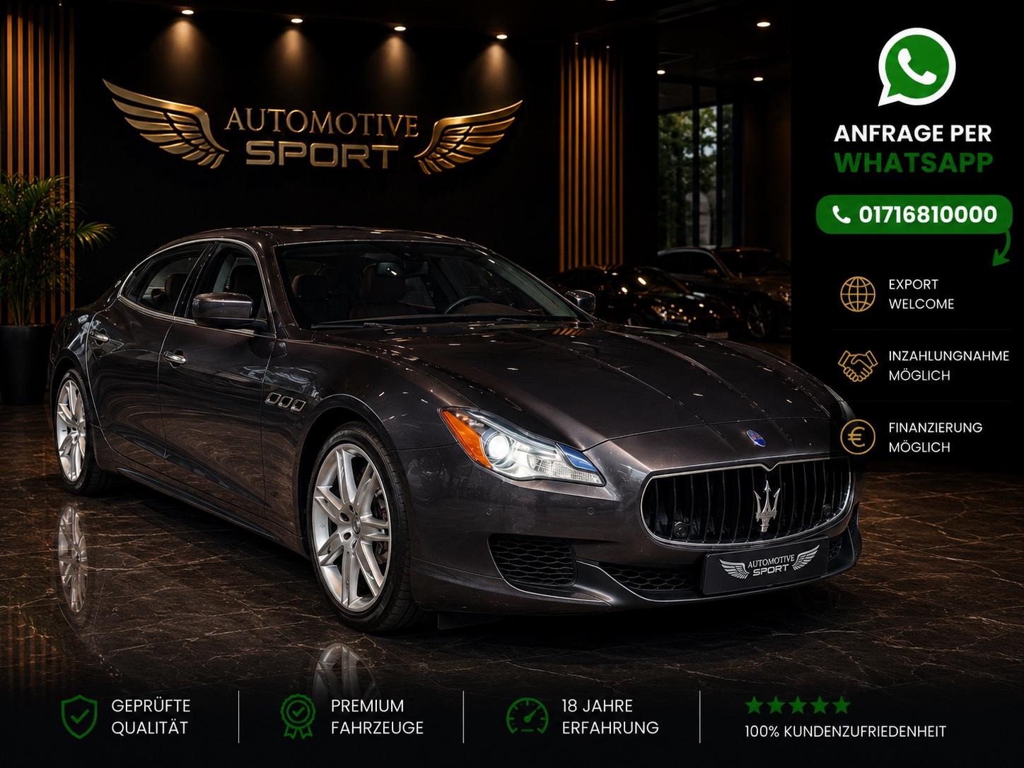 Maserati Quattroporte S Grau/Cognac 1J.GARANTIE!!