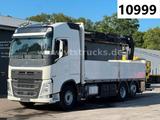 Volvo FH 420 6x2 Pritsche+HIAB Ladekran Lenk-/Lift EU6 - Gebraucht Hiab ladekran